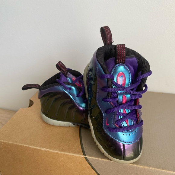 Nike Little Posite One 2018 Iridescent Purple - Size 6 C